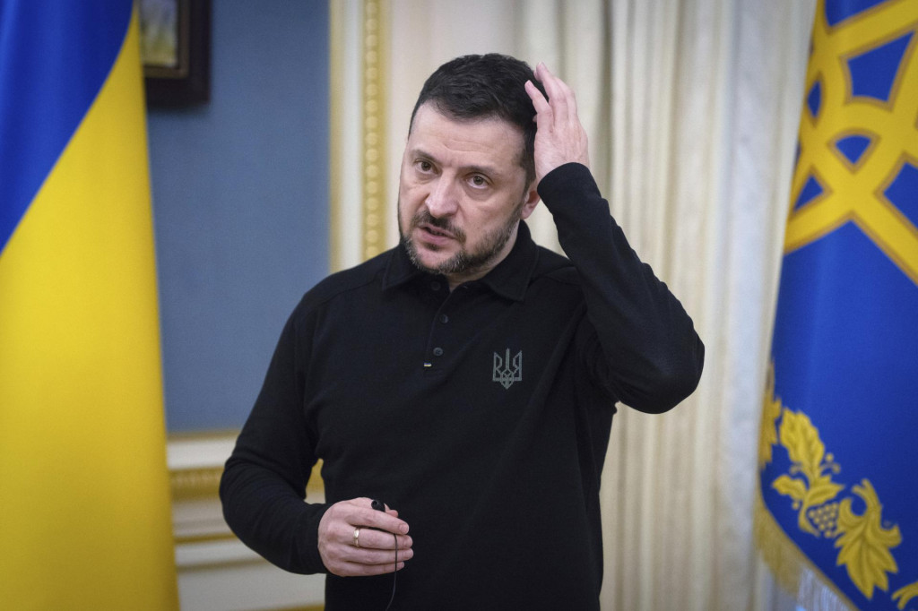 Ukrajinský prezident Volodymyr Zelenskyj. FOTO: TASR/AP
