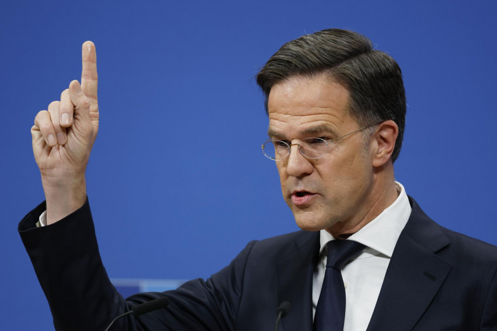 Generálny tajomník NATO Mark Rutte. FOTO: TASR/AP