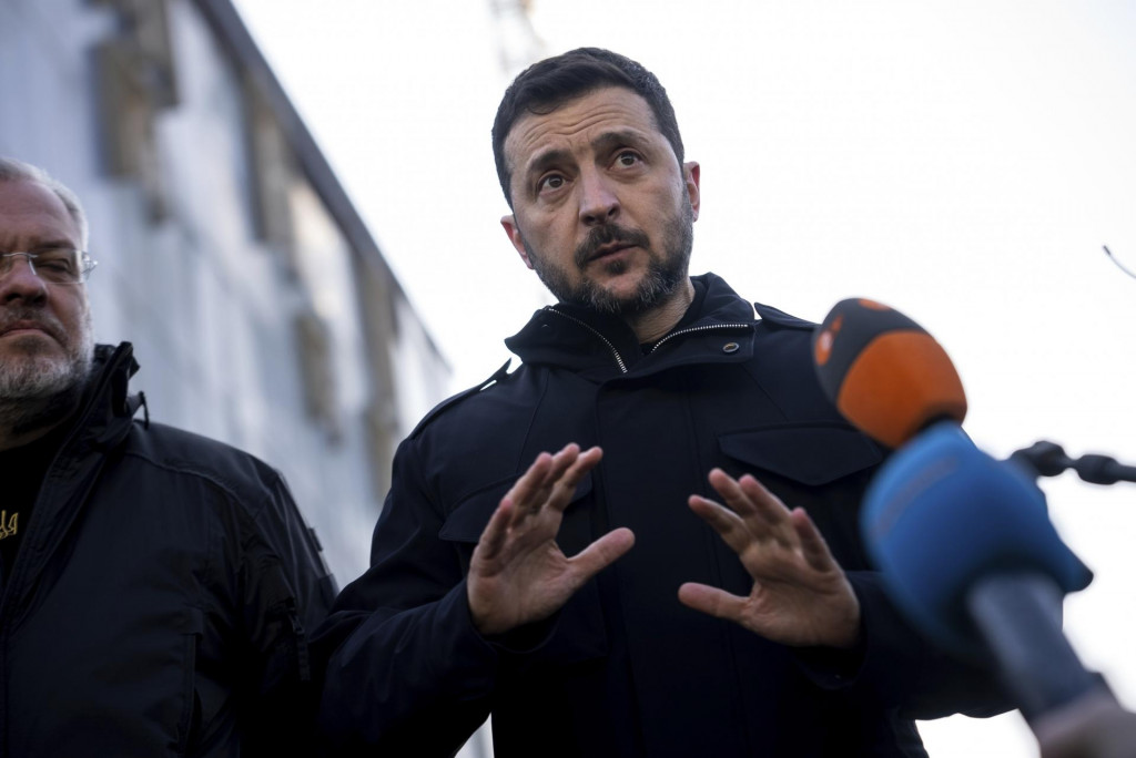 Ukrajinský prezident Volodymyr Zelenskyj. FOTO: TASR/AP