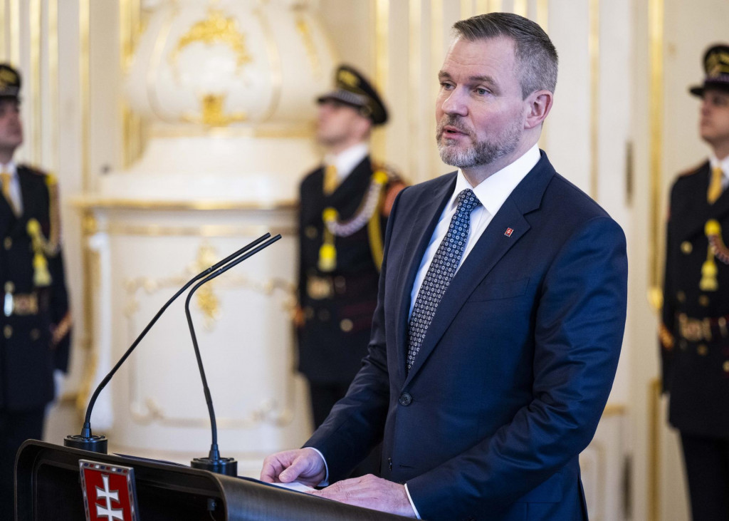 Prezident Peter Pellegrini. FOTO: TASR/Jakub Kotian