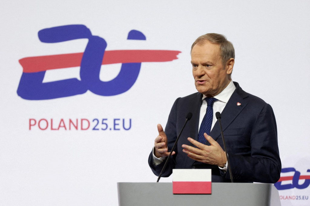 Poľský premiér Donald Tusk. FOTO: Reuters