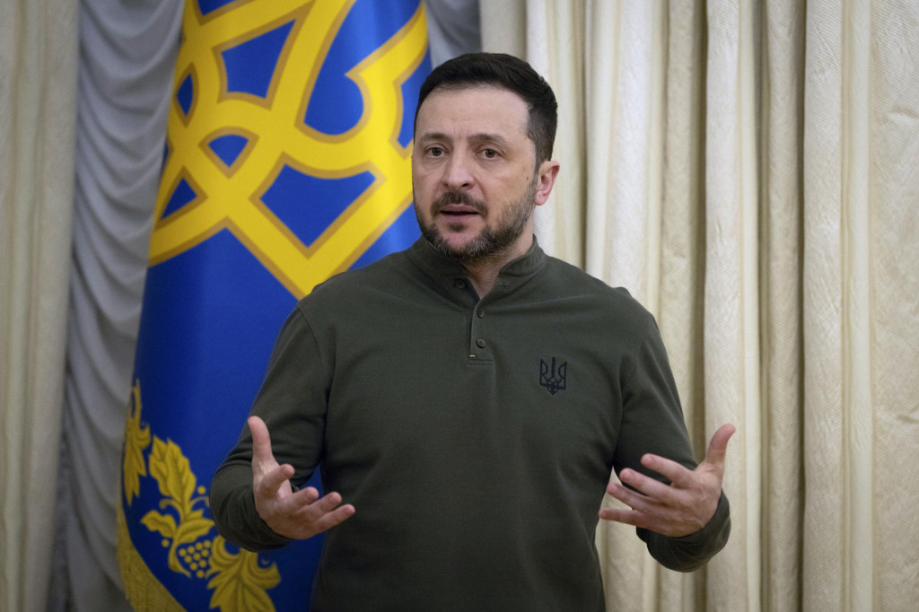 Ukrajinský prezident Volodymyr Zelenskyj. FOTO: TASR/AP