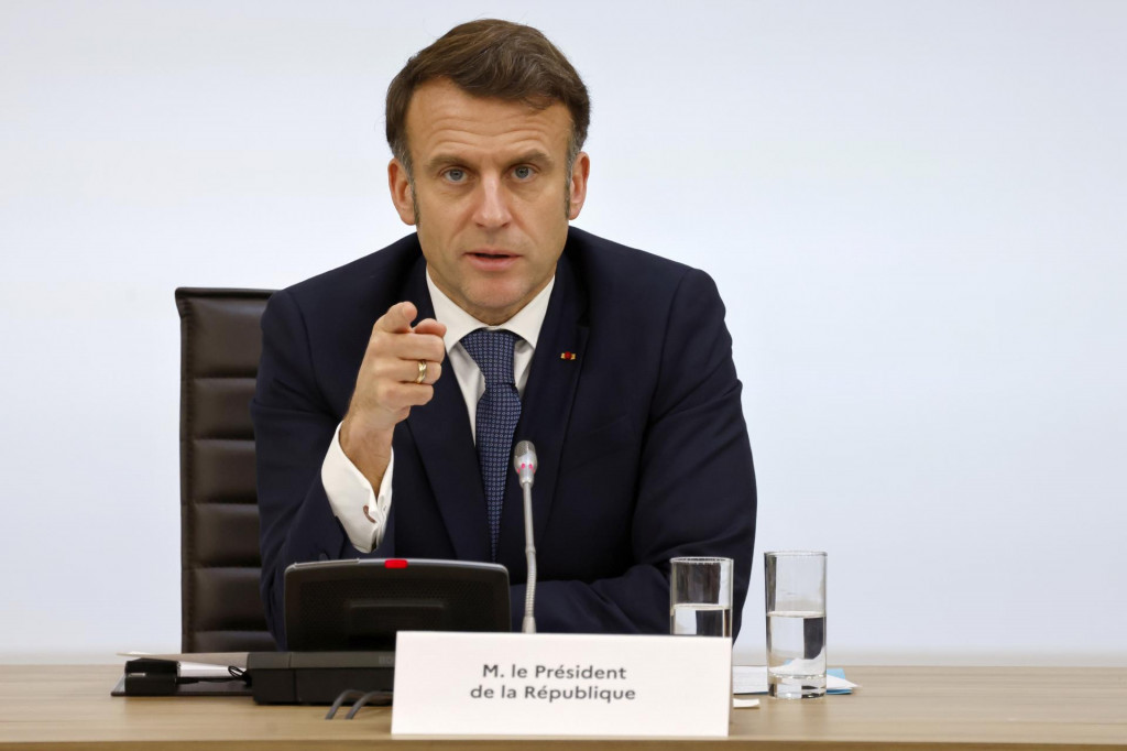 Francúzsky prezident Emmanuel Macron. FOTO: TASR/AP