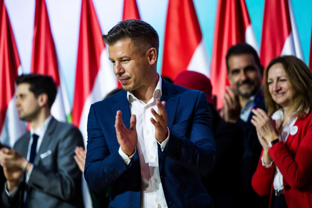 Líder opozičnej strany TISZA Peter Magyar. FOTO: Reuters