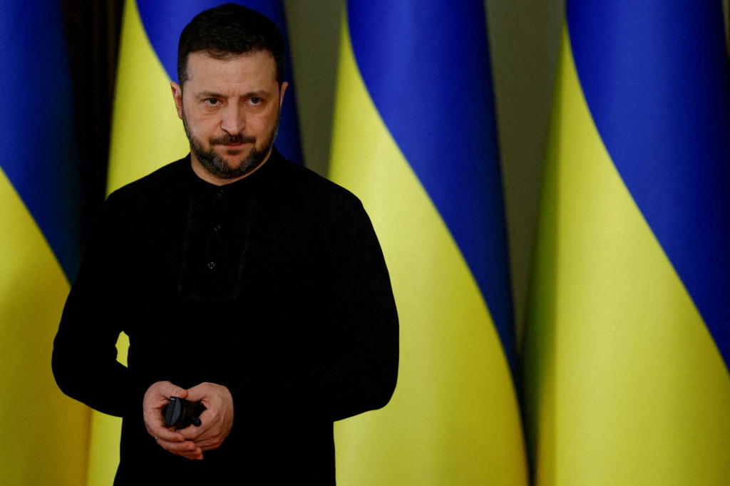 Ukrajinský prezident Volodymyr Zelenskyj. FOTO: REUTERS