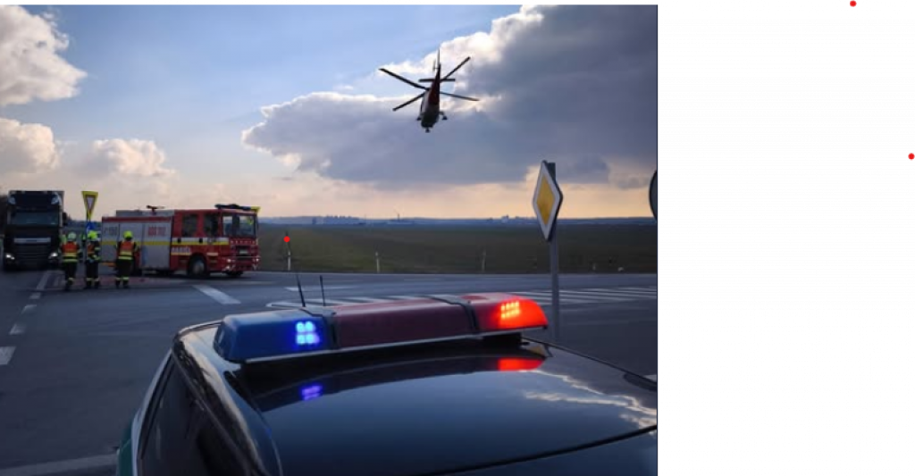 Vážna dopravná nehoda pri Nitre. FOTO: Polícia/Nitriansky kraj