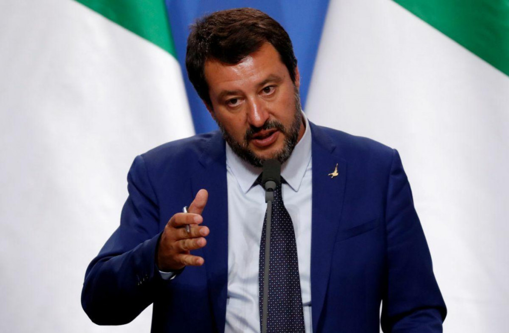 Taliansky vicepremiér Matteo Salvini. FOTO: Reuters