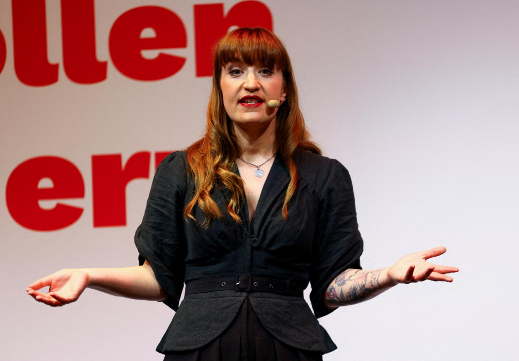Šéfka nemeckej Ľavice Heidi Reichinneková. FOTO: REUTERS