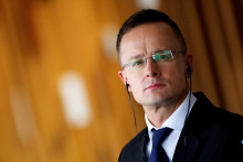 Maďarský minister zahraničia Petér Szijjártó. FOTO: Reuters