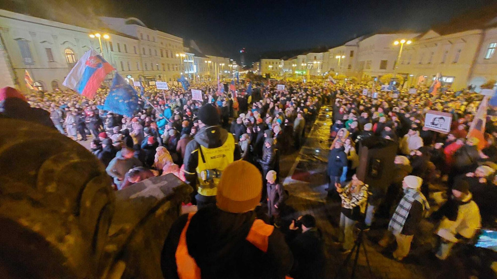 Protest v Banskej Bystrici FOTO: Romana Hlavanda Gogová