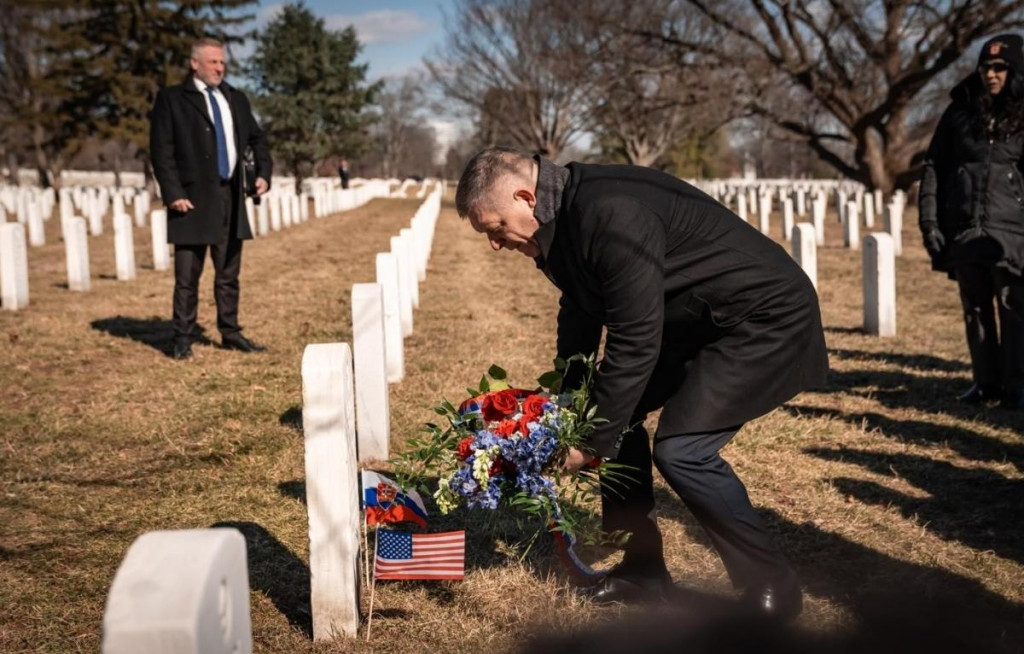 Robert Fico na n&aacute;v&scaron;teve USA. FOTO: FB Roberta Fica