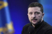 Ukrajinský prezident Volodymyr Zelenskyj. FOTO: TASR/AP