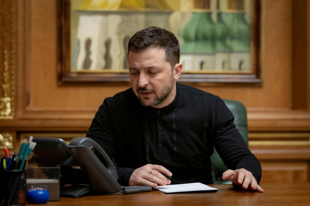 Ukrajinský prezident Volodymyr Zelenskyj. FOTO: Reuters/Ukrajinský prezidentský tlačový servis