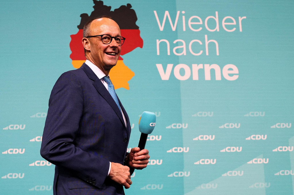 Víťaz nedeľňajších nemeckých parlamentných volieb Friedrich Merz. FOTO: Reuters