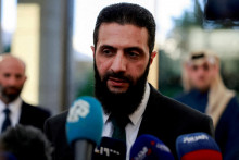 Dočasný prezident Sýrie Ahmad Šara. FOTO: Reuters