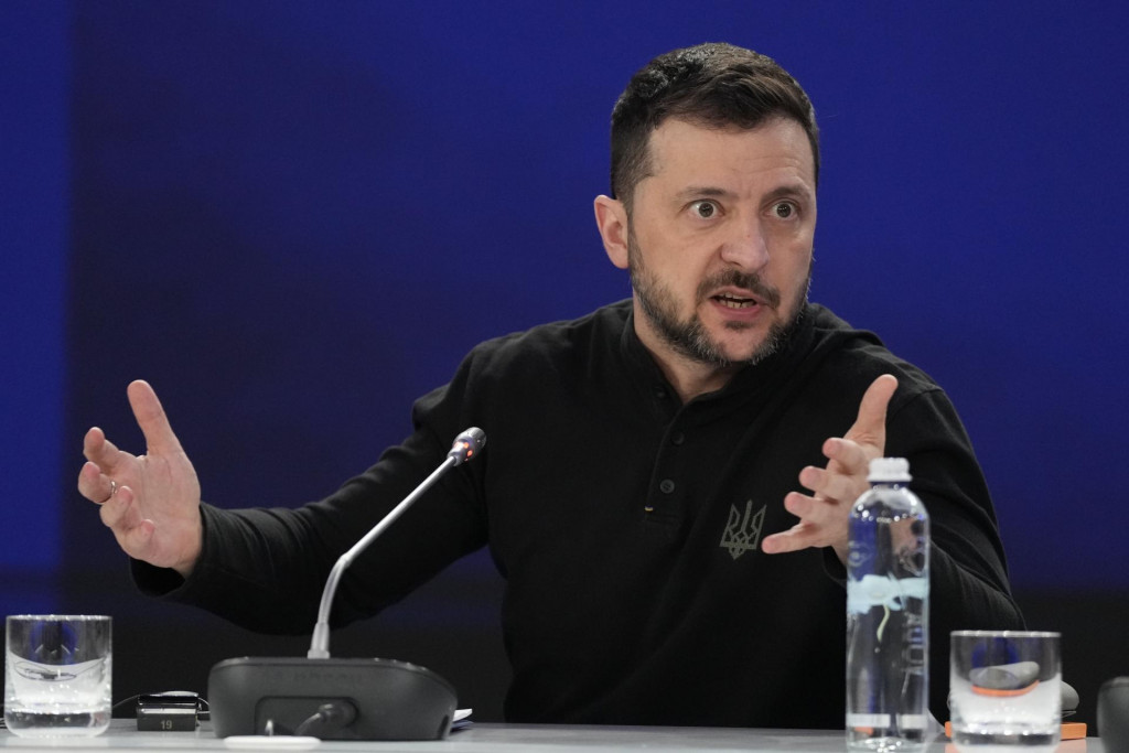 Ukrajinský prezident Volodymyr Zelenskyj. FOTO: TASR/AP