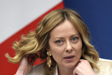 Talianska premiérka Giorgia Meloniová. FOTO: TASR/AP