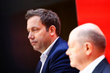 Spolupredseda Sociálnodemokratickej strany (SPD) Lars Klingbeil. FOTO: Reuters