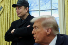 Elon Musk a Donald Trump. FOTO: Reuters