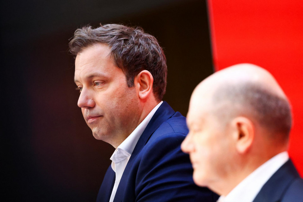 Spolupredseda Sociálnodemokratickej strany (SPD) Lars Klingbeil. FOTO: Reuters