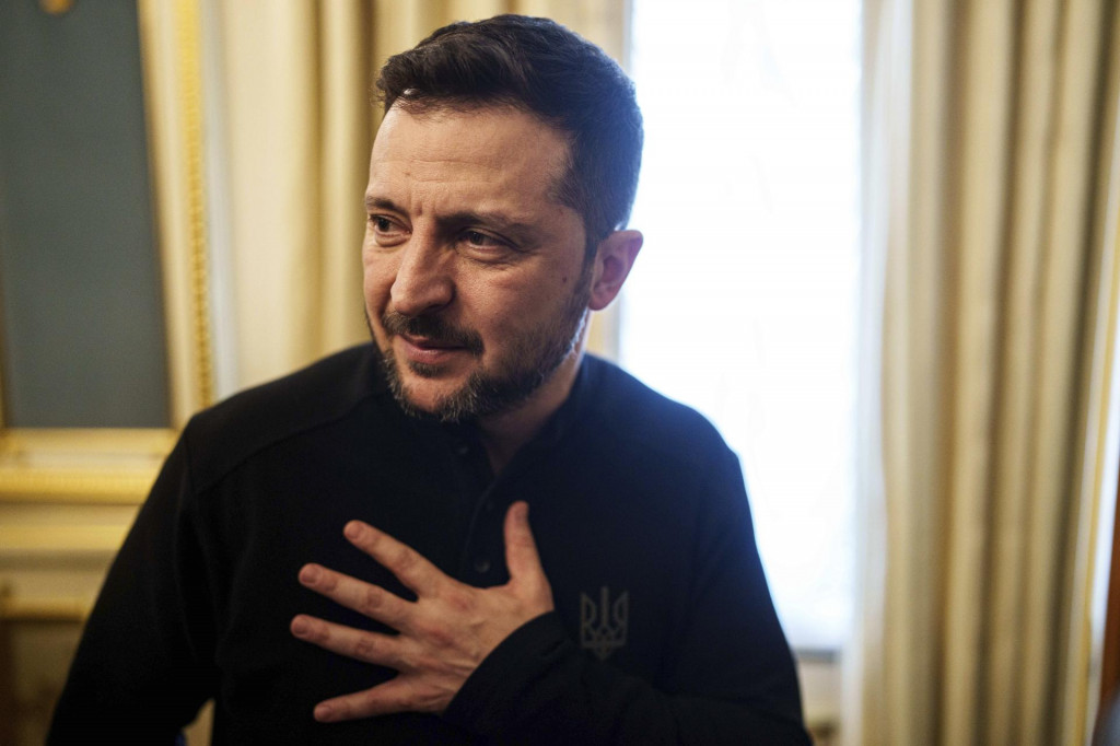 Ukrajinský prezident Volodymyr Zelenskyj. FOTO: TASR/AP