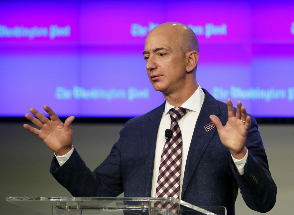 Jeff Bezos, majiteľ denníka The Washington Post. FOTO: Reuters