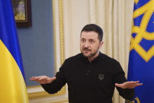 Ukrajinský prezident Volodymyr Zelenskyj. FOTO: TASR/AP