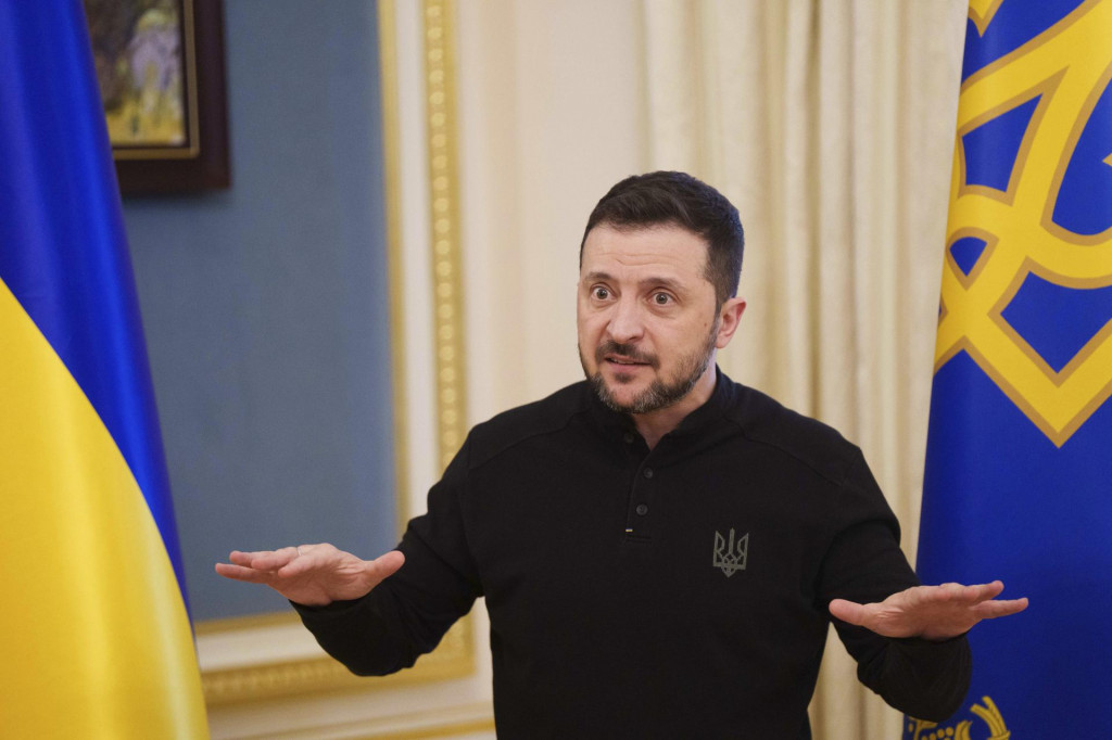 Ukrajinský prezident Volodymyr Zelenskyj. FOTO: TASR/AP