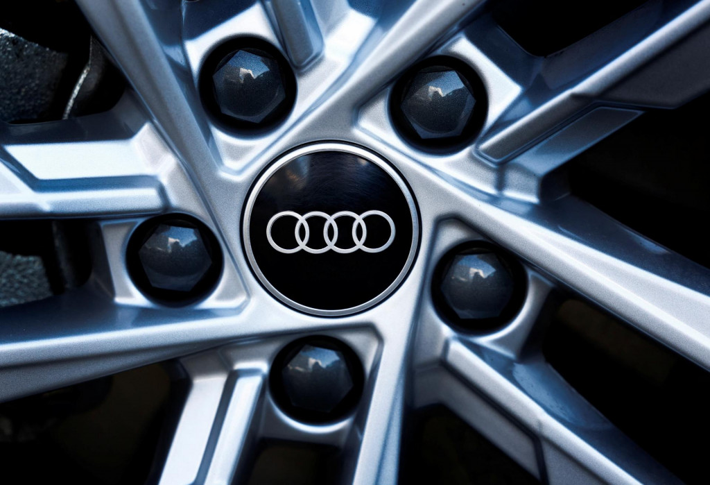 Logo značky Audi. Automobilka patrí do koncernu Volkswagen Group. FOTO: REUTERS