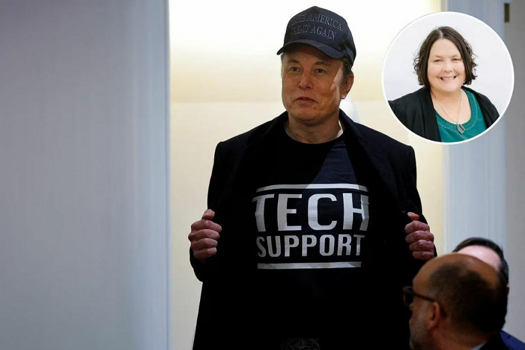 Otázky zostávajú. Biely dom oznámil, že vedúca Úradu pre efektivitu štátnej správy (DOGE) je Amy Gleasonová. Jeho verejnou tvárou je miliardár Elon Musk. FOTO: Reuters; Koláž: Idnes.cz