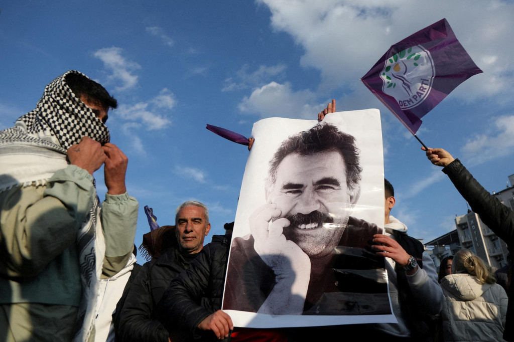 Zakladateľ Strany kurdských pracujúcich Abudlluh Öcalan. FOTO: Reuters