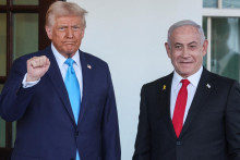 Americký prezident Donald Trump a izraelský premiér Benjamin Netanjahu. FOTO: Reuters