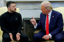 Americký prezident Donald Trump a ukrajinský prezident Volodymyr Zelenskyj. FOTO: Reuters