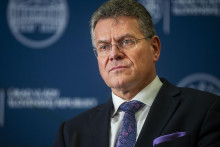 Maroš Šefčovič má na starosti aj odvetné clá proti americkej administratíve. FOTO: TASR/J. Kotian