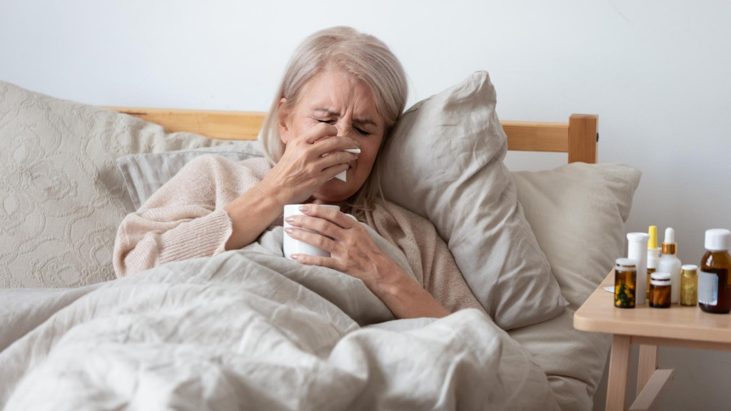 chrípka, prechladnutie, posteľ, kašeľ, liečenie, terapia SNÍMKA: Shutterstock