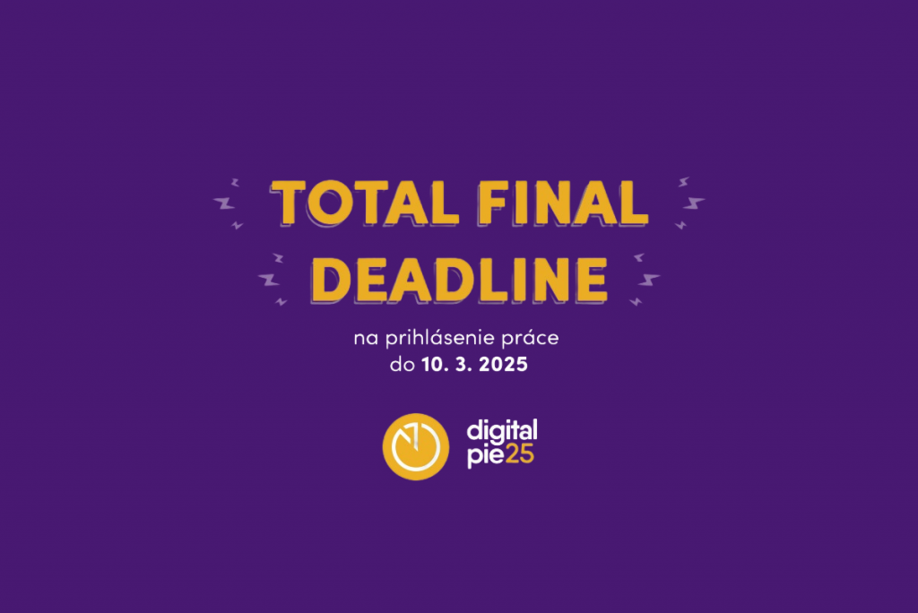 Finálny deadline na prihlásenie práce do súťaže Digital PIE 2025 je 10. marca (pondelok) do polnoci