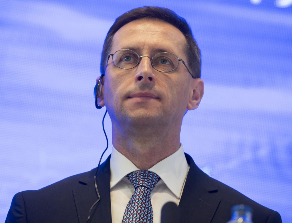 Bývalý minister financií Maďarska Mihály Varga. FOTO: TASR/Martin Baumann