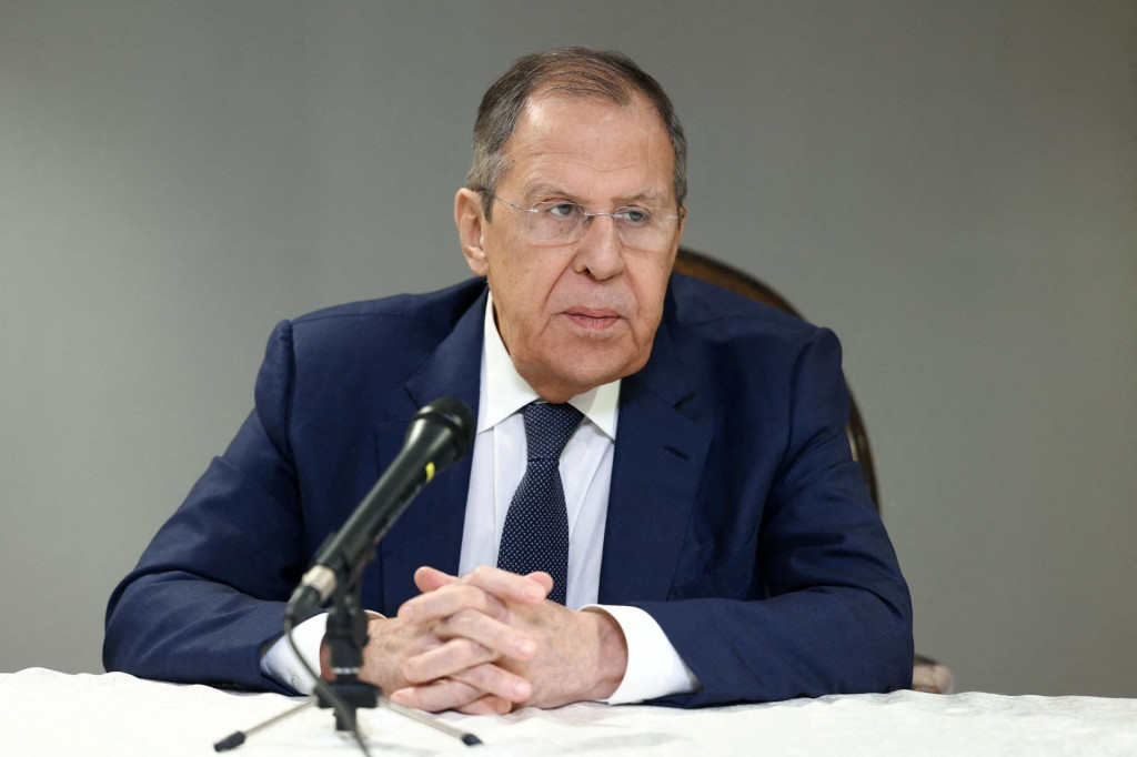 &Scaron;&eacute;f ruskej diplomacie Sergej Lavrov. FOTO: REUTERS