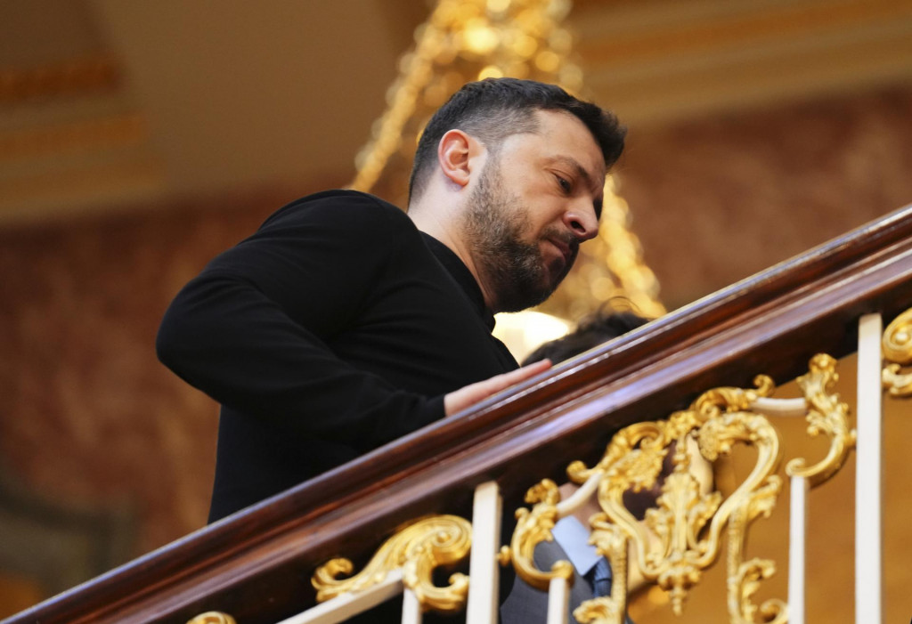 Ukrajinský prezident Volodymyr Zelenskyj. FOTO: TASR/AP