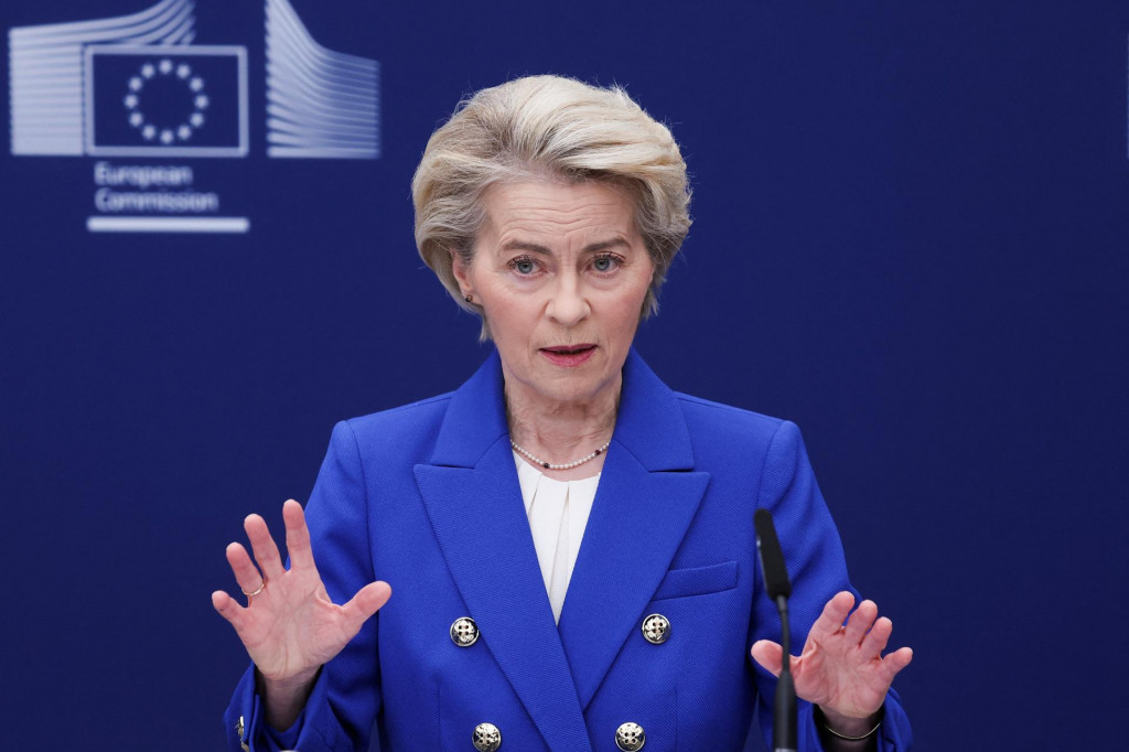 Šéfka eurokomisie Ursula von der Leyenová. FOTO: Reuters