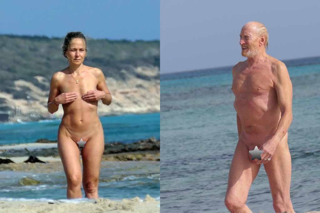 Charles Dance a Alessandra sú nadšení nudisti.