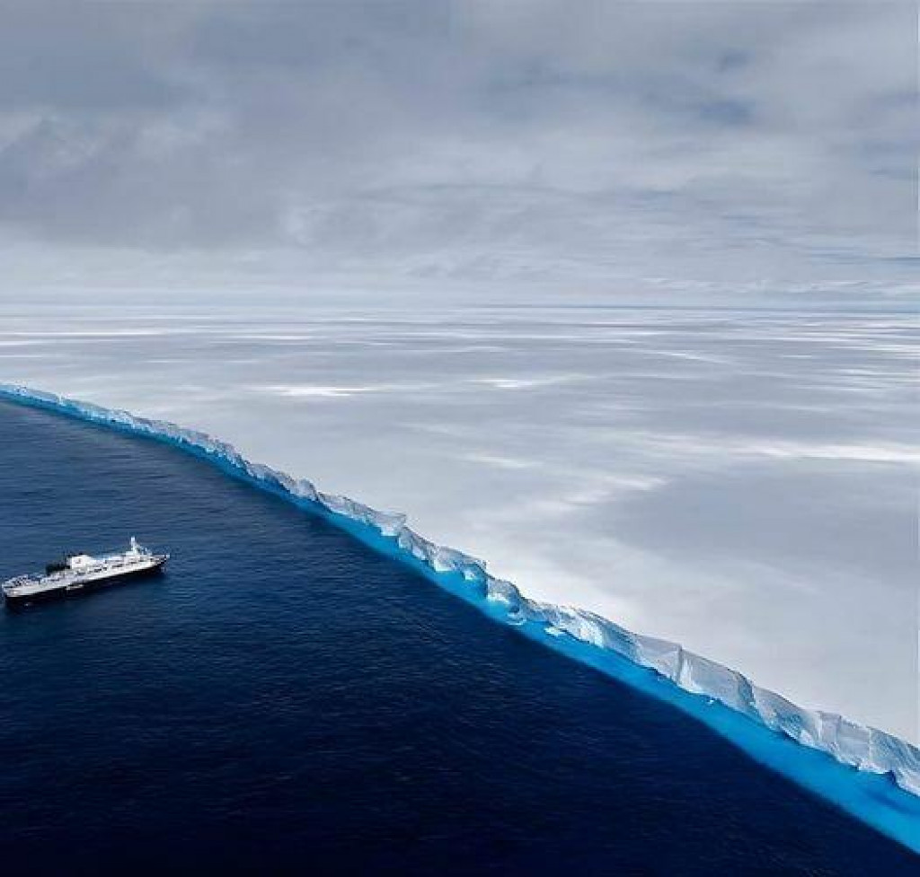 Najväčší ľadovec na svete A23a. Zdroj: Facebook/Amazing world and beyond