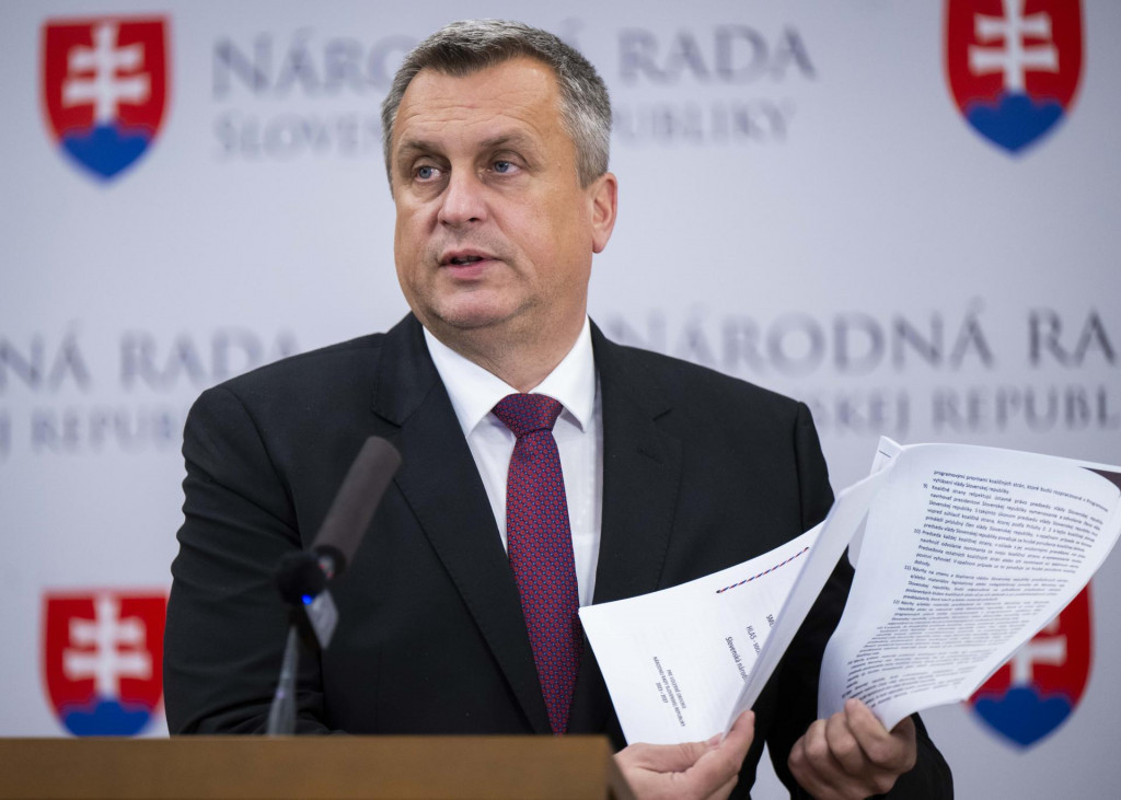 Šéf SNS Andrej Danko. FOTO: TASR/Jakub Kotian