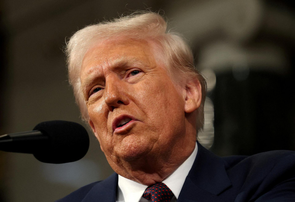 Donald Trump hovoril v americkom Kongrese prvýkrát od znovuzvolenia. FOTO: Reuters