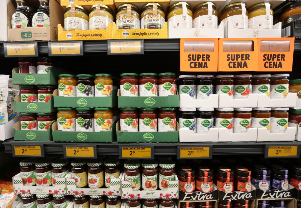 Otvorenie prvej predajne Biedronky na Slovensku. FOTO: HN/Peter Mayer