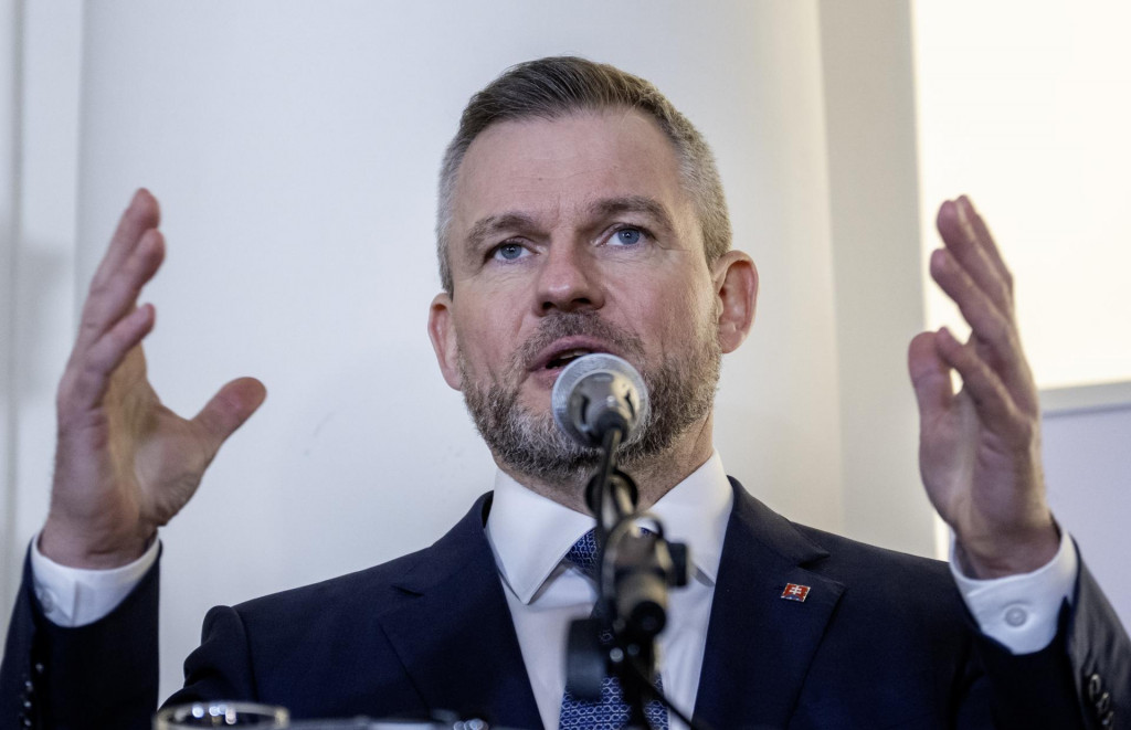 Slovenský prezident Peter Pellegrini. FOTO: TASR/Martin Baumann