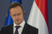 Maďarský minister zahraničných vecí Péter Szijjártó. FOTO: TASR/AP