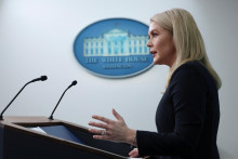 Hovorkyňa Bieleho domu Karoline Leavittová. FOTO: Reuters