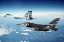 Na snímke stíhačky F-16. FOTO: Wikimedia Commons