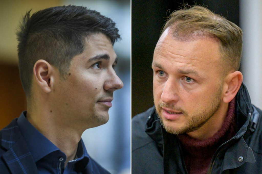 Erik Kaliňák a Matúš Šutaj Eštok. FOTO: TASR; Koláž: HN